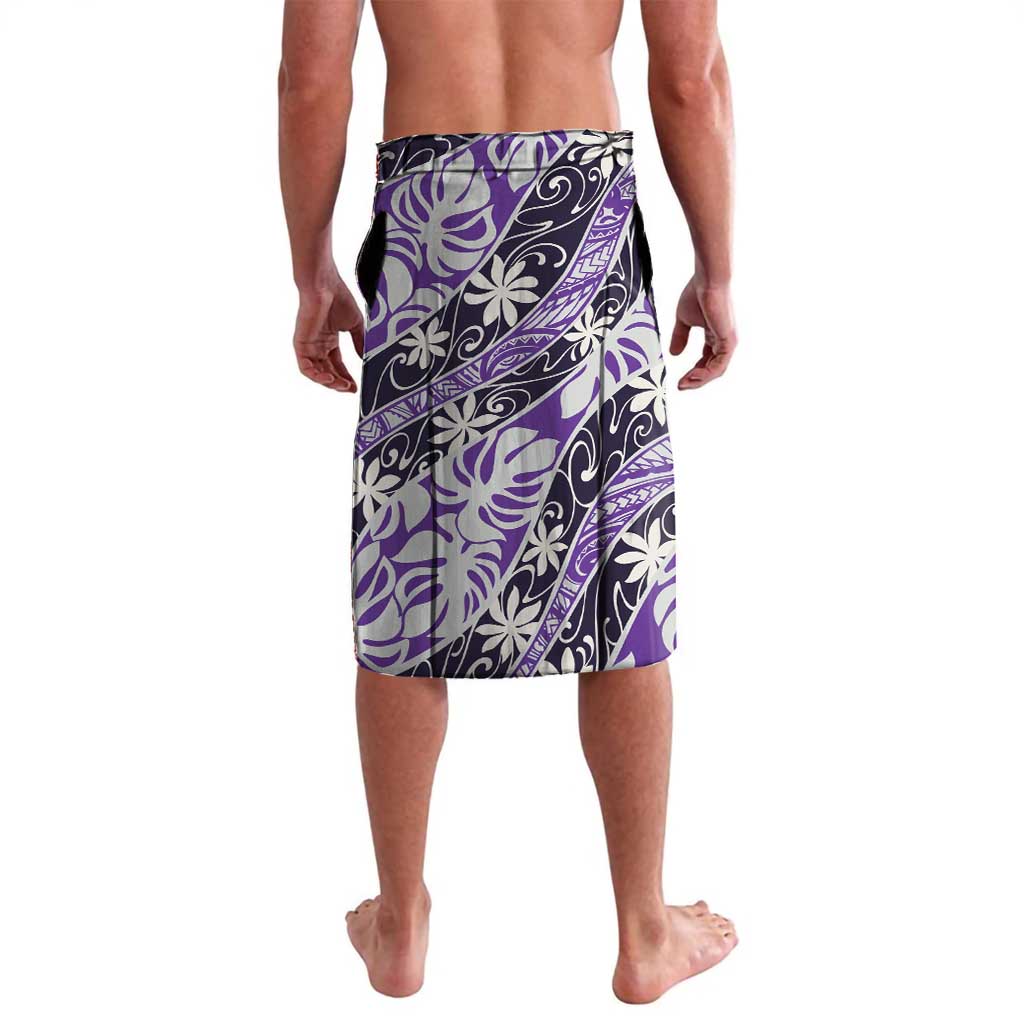 Vareau Tahiti Tiare Monstera Lavalava Polynesian Pattern Curve Style - Polynesian Pride