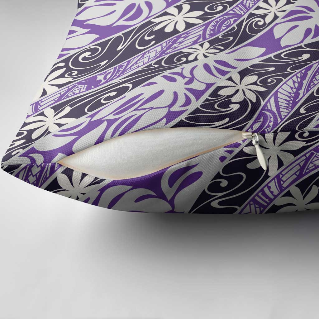 Vareau Tahiti Tiare Monstera Pillow Cover Polynesian Pattern Curve Style LT01 - Polynesian Pride