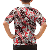Uteute Tahiti Tiare Monstera Family Matching Mermaid Dress and Hawaiian Shirt Polynesian Pattern Curve Style LT01 - Polynesian Pride