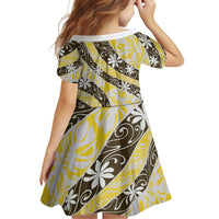 Rearea Tahiti Tiare Monstera Family Matching Off Shoulder Maxi Dress and Hawaiian Shirt Polynesian Pattern Curve Style LT01 - Polynesian Pride