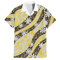 Rearea Tahiti Tiare Monstera Hawaiian Shirt Polynesian Pattern Curve Style - Polynesian Pride