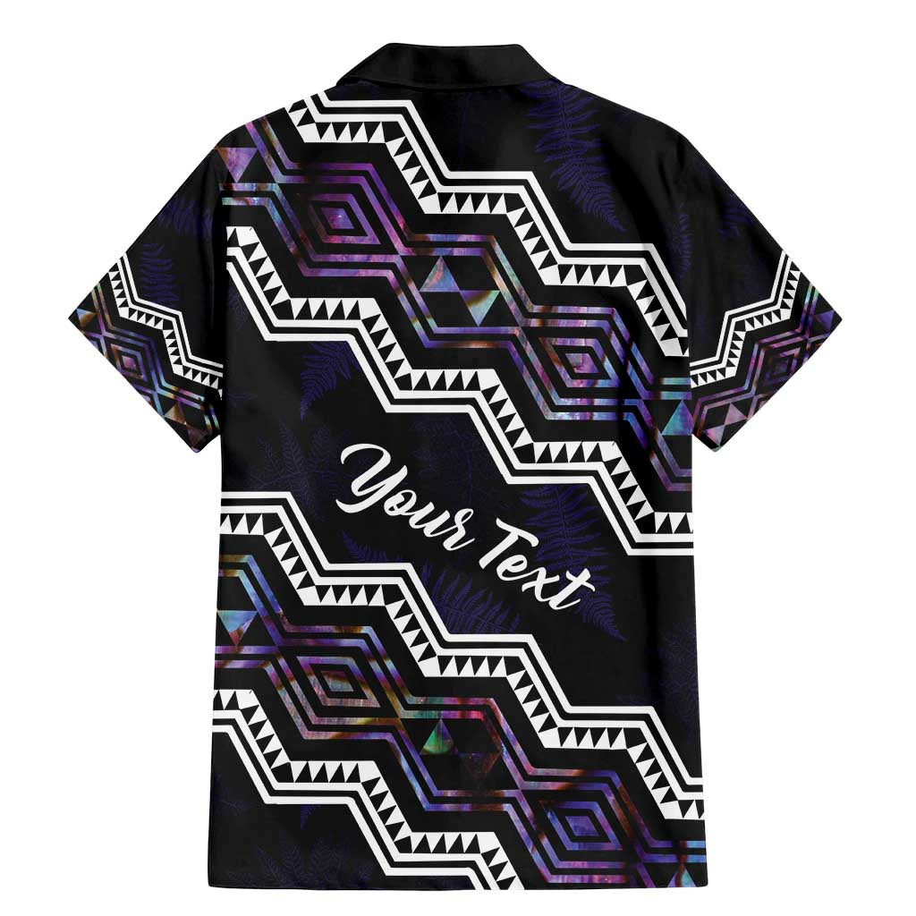 Personalised Taniko Aotearoa Mix Paua Shell Family Matching Mermaid Dress and Hawaiian Shirt Niho Taniwha Lilac Glitter LT01 - Polynesian Pride