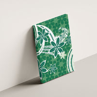 Hawaii Pupuala Plumeria Green Canvas Wall Art Polynesian Pattern LT01 - Polynesian Pride