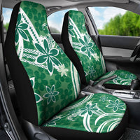 Hawaii Pupuala Plumeria Green Car Seat Cover Polynesian Pattern LT01 - Polynesian Pride