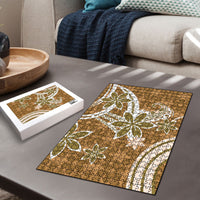 Hawaii Pupuala Plumeria Light Brown Puzzle Polynesian Pattern LT01 - Polynesian Pride