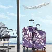 Hawaii Pupuala Plumeria Purple Luggage Cover Polynesian Pattern LT01 - Polynesian Pride