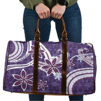 Hawaii Pupuala Plumeria Purple Travel Bag Polynesian Pattern LT01 Purple - Polynesian Pride