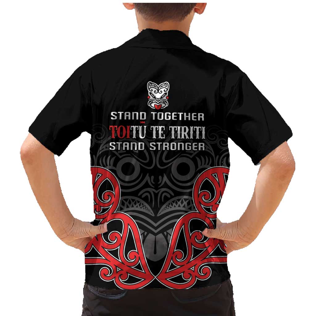 Toitu Te Tiriti 1840 Aotearoa Family Matching Mermaid Dress and Hawaiian Shirt Stand Together Stand Stronger LT01 - Polynesian Pride