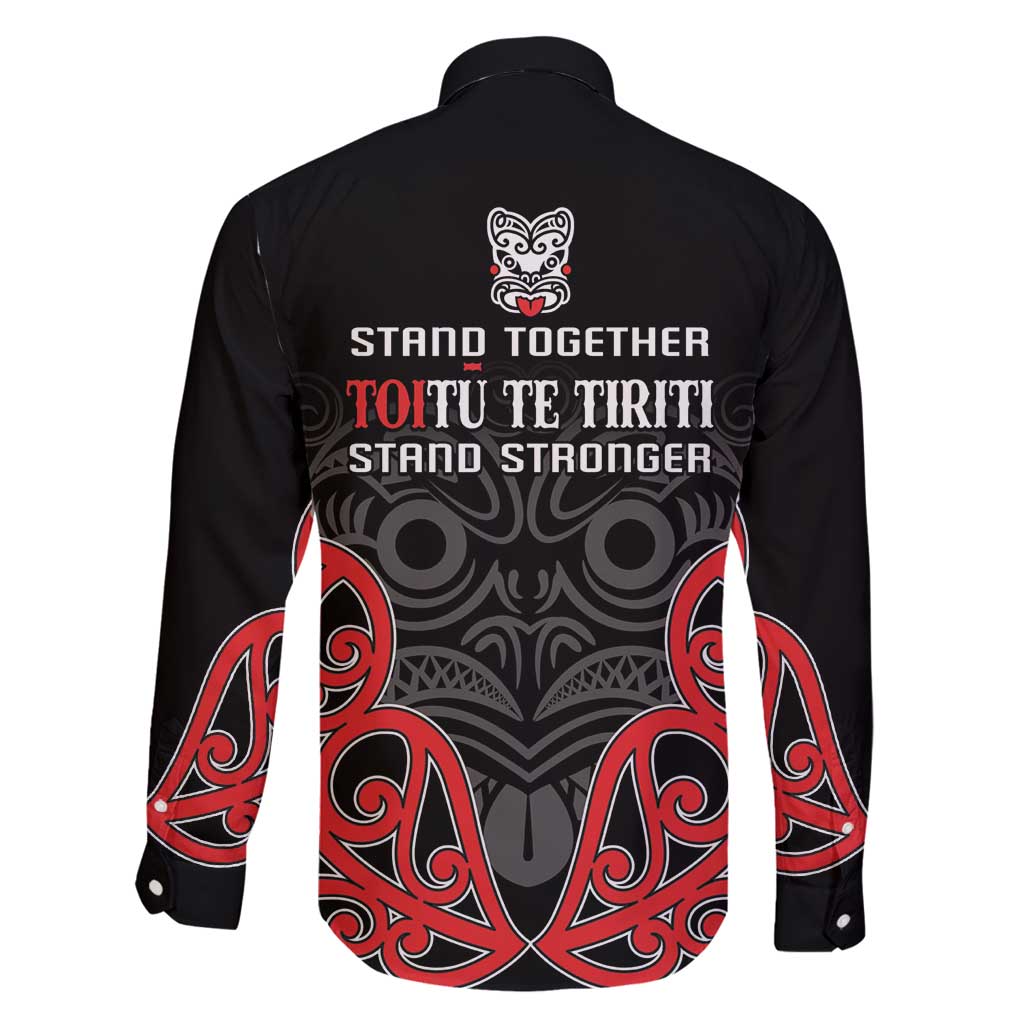 Toitu Te Tiriti 1840 Aotearoa Family Matching Tank Maxi Dress and Hawaiian Shirt Stand Together Stand Stronger LT01 - Polynesian Pride