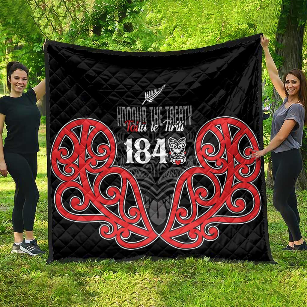 Toitu Te Tiriti 1840 Aotearoa Quilt Stand Together Stand Stronger LT01 - Polynesian Pride