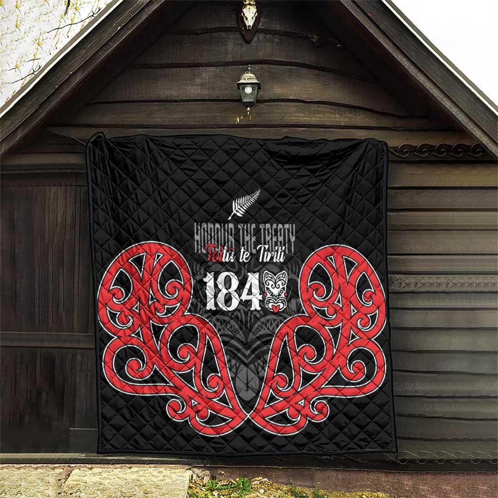 Toitu Te Tiriti 1840 Aotearoa Quilt Stand Together Stand Stronger LT01 - Polynesian Pride