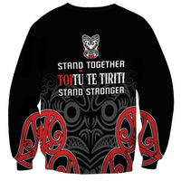 Toitu Te Tiriti 1840 Aotearoa Sweatshirt Stand Together Stand Stronger
