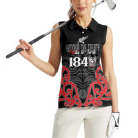 Toitu Te Tiriti 1840 Aotearoa Women Sleeveless Polo Shirt Stand Together Stand Stronger LT01 - Polynesian Pride