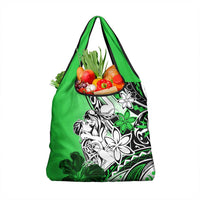 Polynesian Valentine Grocery Bag Couple Floral Unique Green Version LT01 1-pack One Size Green - Polynesian Pride