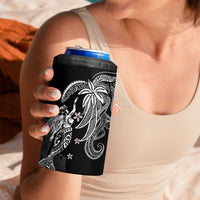 Polynesian Mermaid Plumeria Tribal Tattoo 4 in 1 Can Cooler Tumbler LT01 - Polynesian Pride