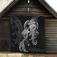 Polynesian Mermaid Plumeria Tribal Tattoo Quilt LT01 - Polynesian Pride