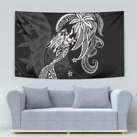 Polynesian Mermaid Plumeria Tribal Tattoo Tapestry LT01 - Polynesian Pride