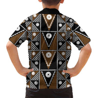 Fiji Brown Masi Pattern Hawaiian Shirt Fijian Tapa