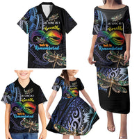 Personalised Polynesian Memorial Family Matching Puletasi and Hawaiian Shirt As Long As I Breathe You'll Be Remembered LT01 - Polynesian Pride
