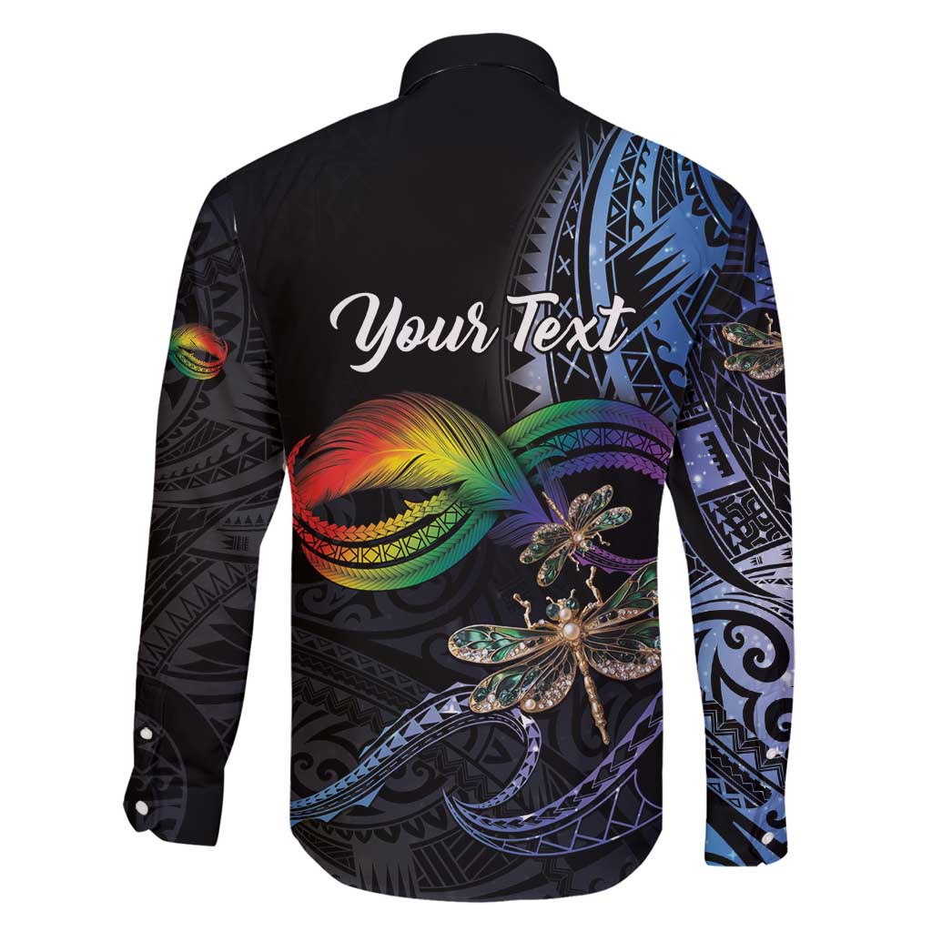 Personalised Polynesian Memorial Family Matching Tank Maxi Dress and Hawaiian Shirt As Long As I Breathe You'll Be Remembered LT01 - Polynesian Pride