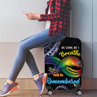 Polynesian Memorial Luggage Cover As Long As I Breathe You'll Be Remembered LT01 - Polynesian Pride