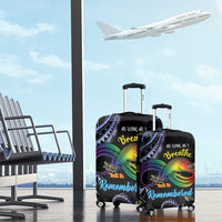 Polynesian Memorial Luggage Cover As Long As I Breathe You'll Be Remembered LT01 - Polynesian Pride