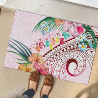 Pasifika Festival Rubber Doormat Tribal Pattern Tropical Style