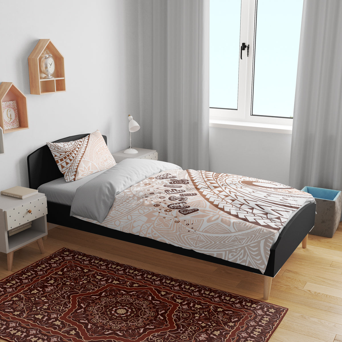 Pasifika Festival Bedding Set Vintage Tribal Pattern