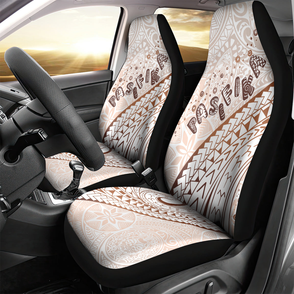 Pasifika Festival Car Seat Cover Vintage Tribal Pattern LT01 - Polynesian Pride