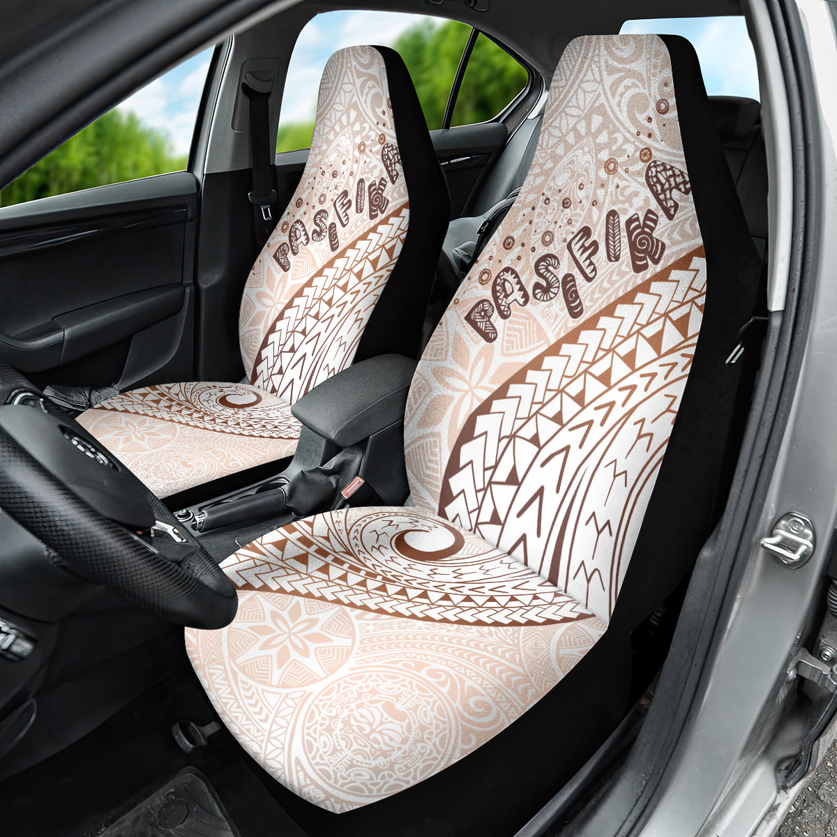 Pasifika Festival Car Seat Cover Vintage Tribal Pattern LT01 - Polynesian Pride