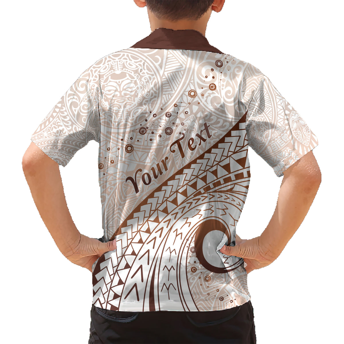 Pasifika Festival Kid Hawaiian Shirt Vintage Tribal Pattern LT01 - Polynesian Pride