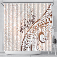 Pasifika Festival Shower Curtain Vintage Tribal Pattern