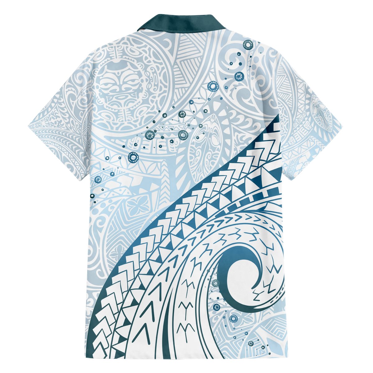 Pasifika Festival Hawaiian Shirt Tribal Pattern Blue Version LT01 - Polynesian Pride