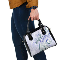 Pasifika Festival Shoulder Handbag Tribal Pattern Violet Version