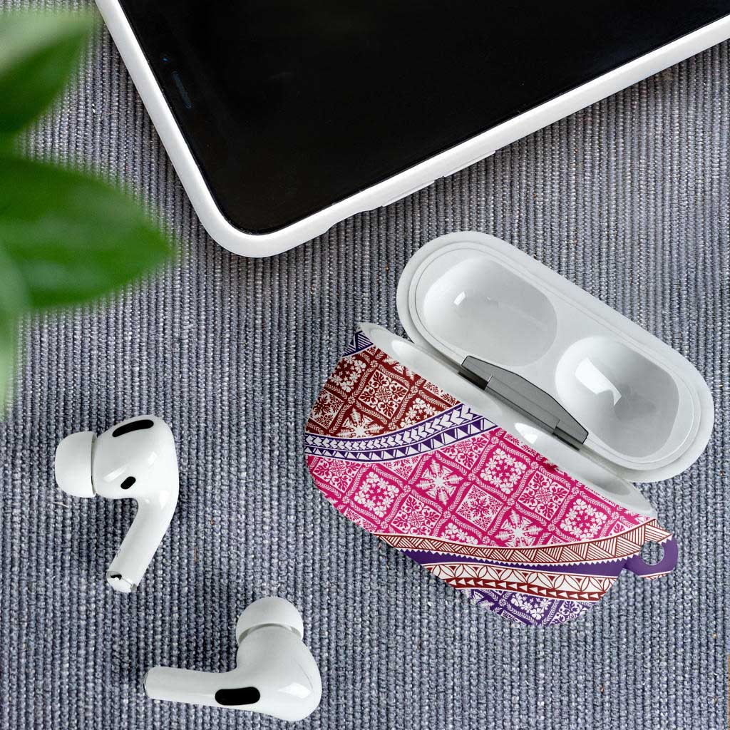 Hawaiian Quilt Pattern AirPods Case Sweet Color Mixed - Polynesian Pride