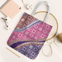 Hawaiian Quilt Pattern Tote Bag Sweet Color Mixed - Polynesian Pride
