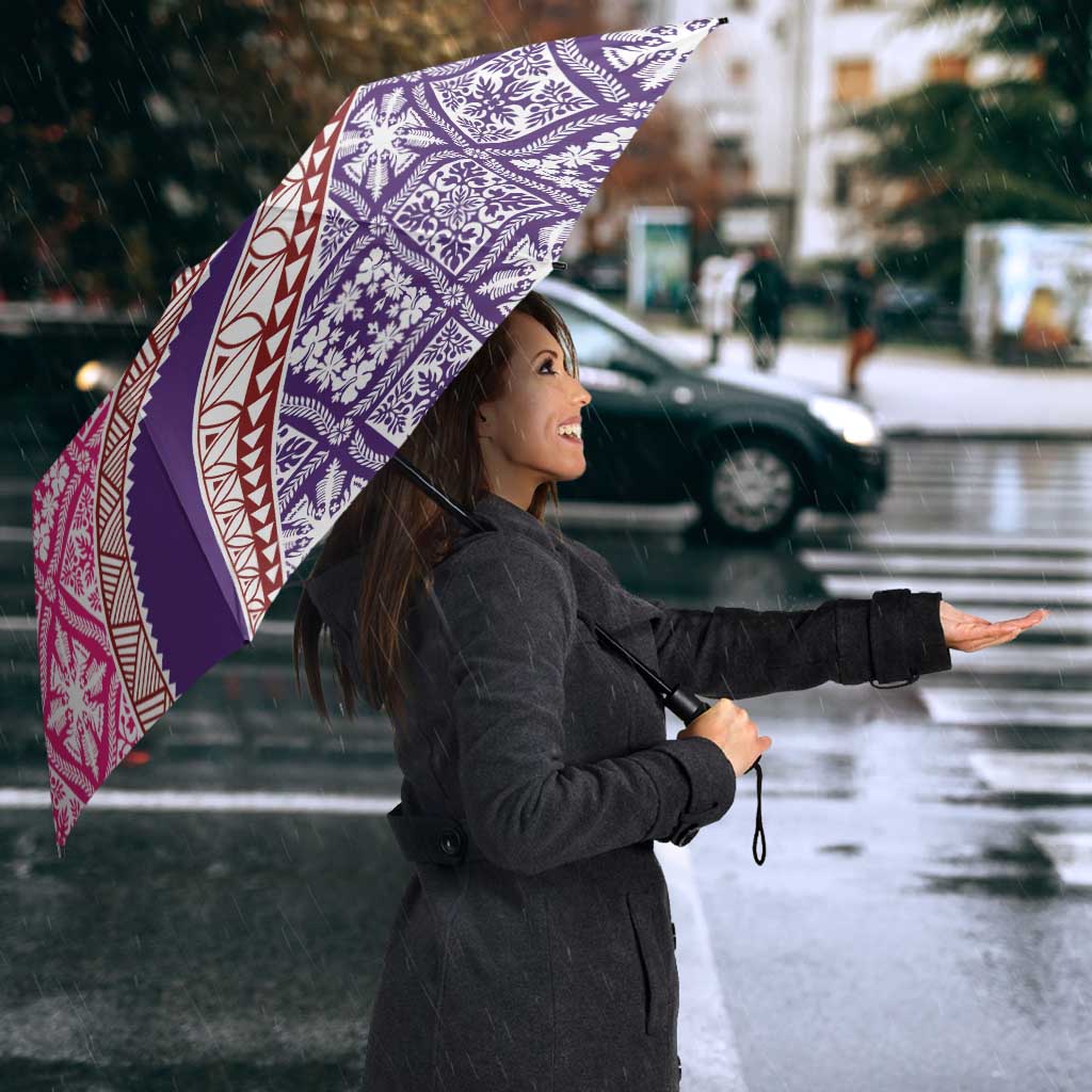 Hawaiian Quilt Pattern Umbrella Sweet Color Mixed - Polynesian Pride