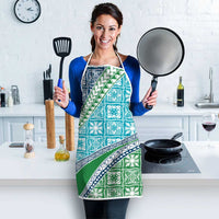 Hawaiian Quilt Pattern Apron Fresh Color Mixed - Polynesian Pride