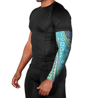 Hawaiian Quilt Pattern Arm Sleeves Fresh Color Mixed - Polynesian Pride