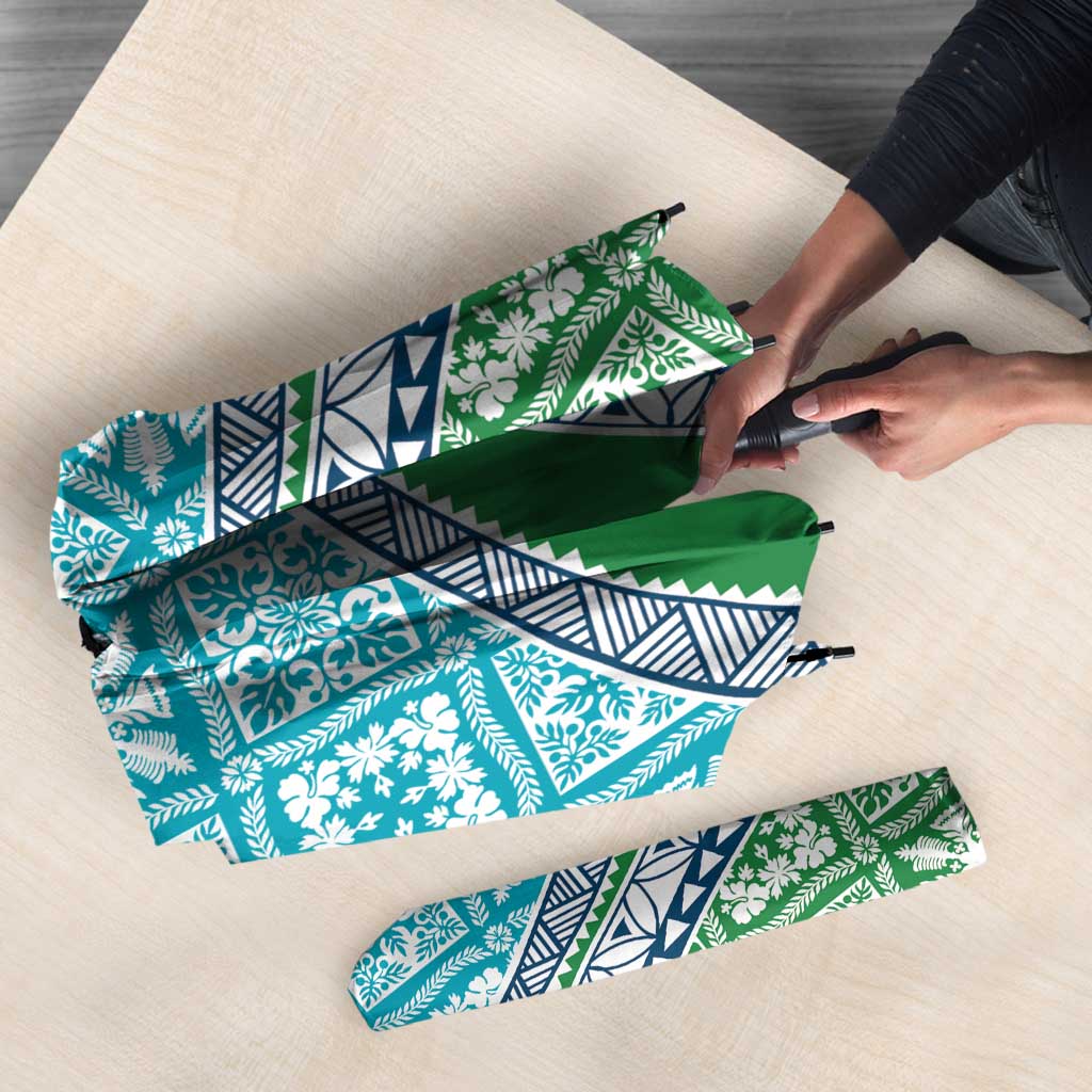 Hawaiian Quilt Pattern Umbrella Fresh Color Mixed - Polynesian Pride