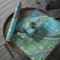 Hawaiian Quilt Pattern Wrapping Paper Fresh Color Mixed - Polynesian Pride