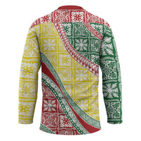 Hawaiian Quilt Pattern Hockey Jersey Special Color Mixed - Polynesian Pride