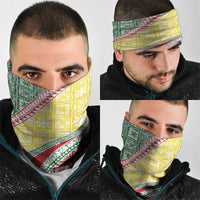 Hawaiian Quilt Pattern Neck Gaiter Special Color Mixed - Polynesian Pride