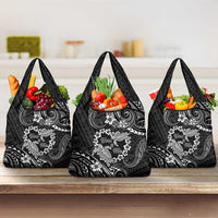 Polynesian Turtle Valentine Grocery Bag You And Me Hibiscus Heart