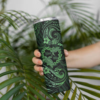 Polynesian Turtle Valentine Skinny Tumbler You And Me Green Hibiscus Heart LT01 - Polynesian Pride