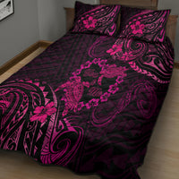 Polynesian Turtle Valentine Quilt Bed Set You And Me Pink Hibiscus Heart LT01 - Polynesian Pride