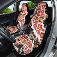 Hawaii Japanese Culture Black Car Seat Cover Spring Cranes Aloha Pattern LT01 - Polynesian Pride