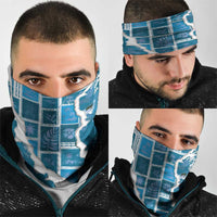 Hawaii Japanese Culture Blue Neck Gaiter Spring Cranes Aloha Pattern