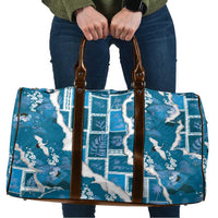 Hawaii Japanese Culture Blue Travel Bag Spring Cranes Aloha Pattern LT01 Blue - Polynesian Pride