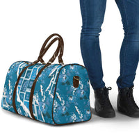 Hawaii Japanese Culture Blue Travel Bag Spring Cranes Aloha Pattern LT01 - Polynesian Pride